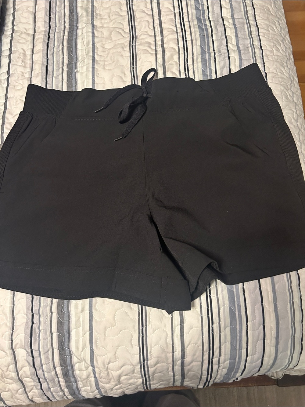 RBX Black Athletic Drawstring Lounge Shorts